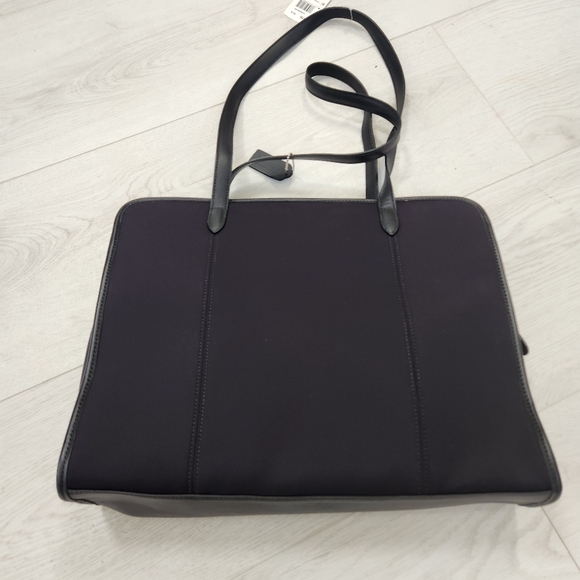 COPY - Vintage Coach nylon leather trim Laptop shoulder bag - Picture 4 of 11